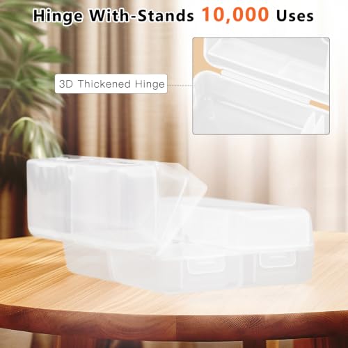 Image of FYY Travel Pill Organizer, Small Pill Box Medicine Case-2pcs Clear