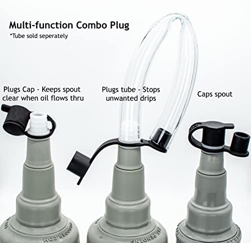 Oil Udder X Oil Change Tool - Oil Filters up to 2.75\" Diameter, Spill Free Oil Filter Removal, Magnetic Drain Plug Catch, Flexible Funnel for Mess Free Oil Changes, Engine Oil Funnel with Magnet