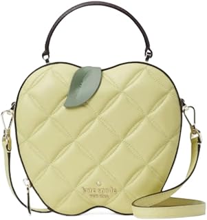 Kate Spade Honeycrisp Apple Novelty Crossbody Quilted Leather Green Multi