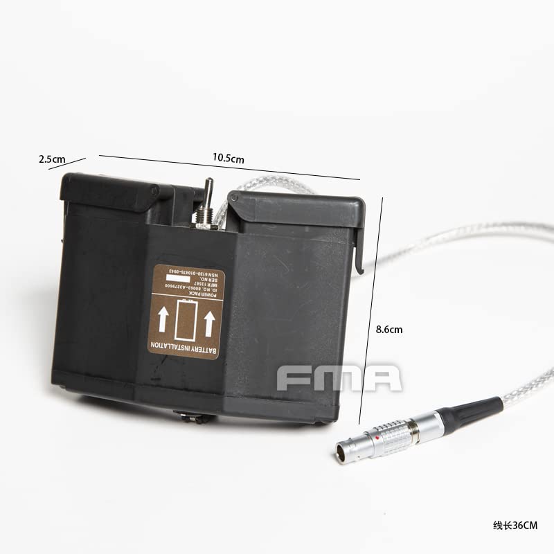 FMA Tactical AVS9 Helmet Night Vision Goggle NVG Battery Box Case with Wire Functional version