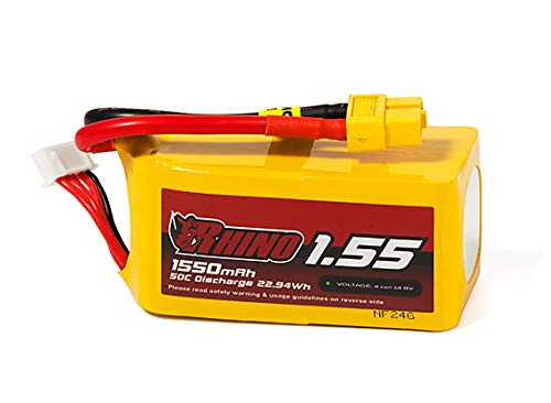HobbyKing Rhino 1550mAh 4S 50C Lipo Pack w/XT60