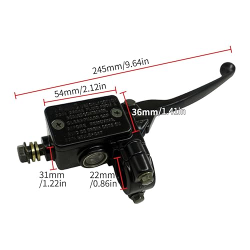 Levier de frein droit pour moto tout-terrain et quad robuste version B - 2