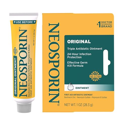 Neosporin Original First Aid Antibiotic Ointment for Wounds, Infection Protection Treatment,...