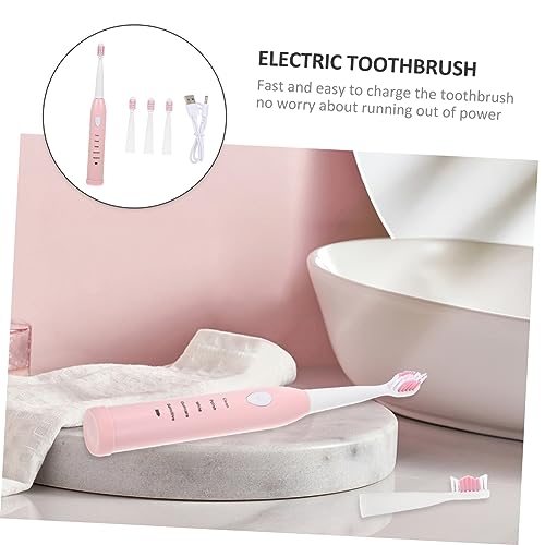 OATIPHO 1Satz Elektrische Zahnbürste für Weiche Borsten Modi USB Wiederaufladbar Ergonomisch für Kleine Hände für Jungen und Sanfte Zahnreinigung – Bild 7
