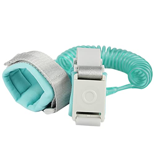 SUPVOX Anti-Lost Wrist Band for Boys and Girls Child Rope Prevention Lock Traction Rope 2m Mint Green Outdoor Safety Strap