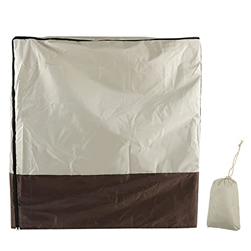 折りたたみ式ベッド収納カバー保護カバー、防塵防水ユニバーサル折りたたみ式ベッドカバー屋内屋外用折りたたみ式ベッド収納カバー(102 * 33 * 104cm)