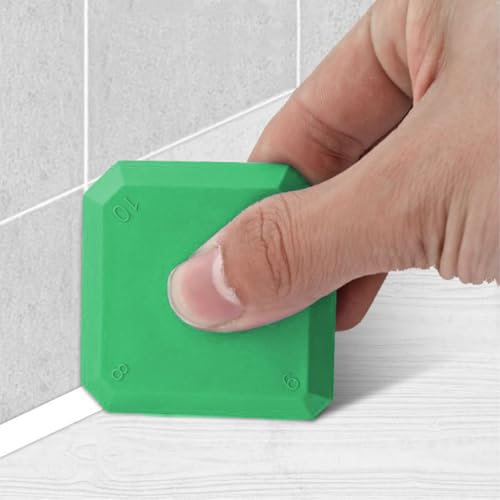 Auriselle 5 Stück Silikon Abzieher Set Silikonabzieher Fugenabzieher Professioneller Fugen-Spachtel für Silikon für Küche Bad Holz Glas (Grün)