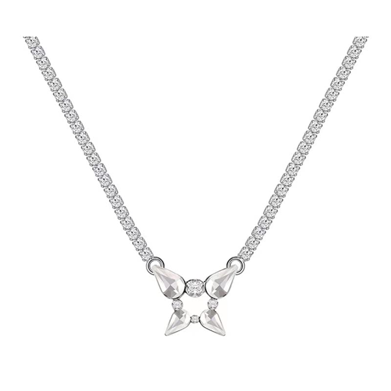 hgges Clavicle chain women's summer design feeling heart-beating light luxury small crowd simple butterfly necklace women