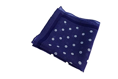 Carré de poche violet Hugo Boss en soie à pois pour vos mariages et soirées