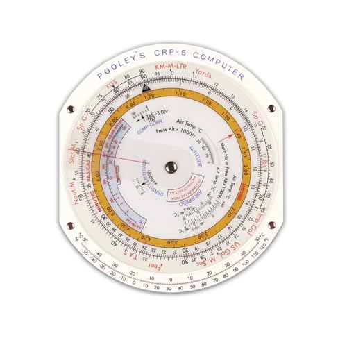 Computadora de vuelo CYA Plastic Large E6B CRP-5 10 pulgadas miniatura 2