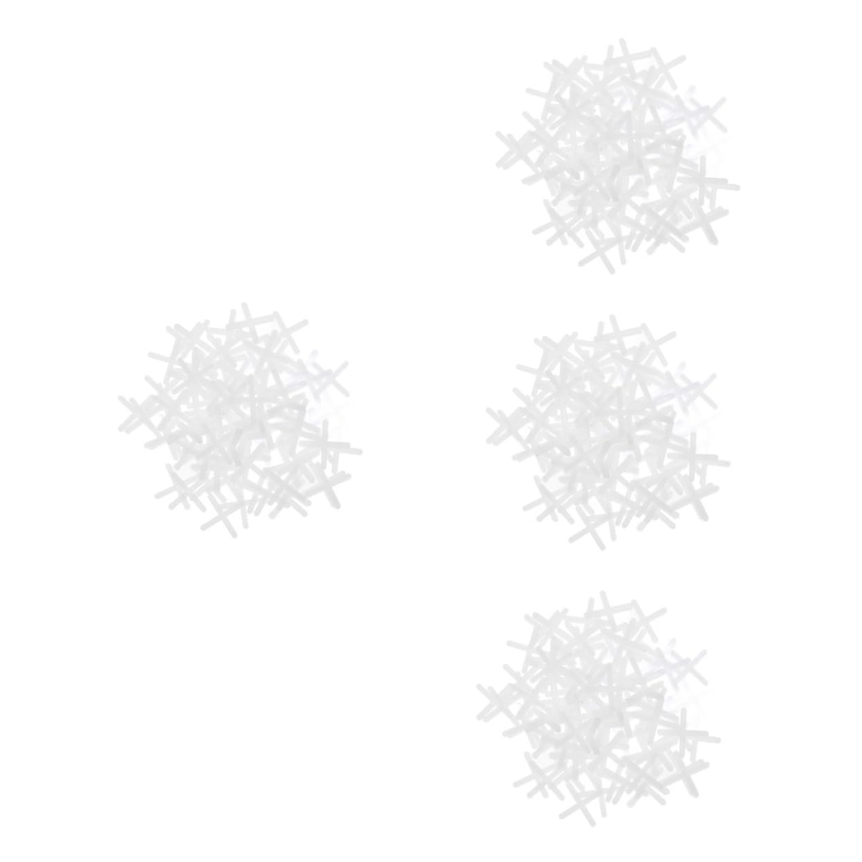 8000pcs Tile Spacers Cross Shape Ceramic Floor Positioning Clips for Easy Installation and Alignment Thickness for Marble and Porcelain Tiles