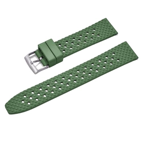 Bracelet de montre en caoutchouc haut de gamme 22mm durable