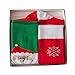 Briskorry Lot de 2 paires de chaussettes colorées pour femme - Chaussettes de Noël - Élan - Boîte cadeau