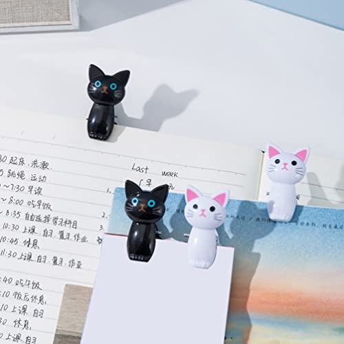 NUOBESTY 16Pcs Windproof Clothes Clips Cat Shaped Clothespins Metal Cartoon Laundry Clothes Clips Clothes Drying Line Pegs Bag Chip Air Drying Clothing Clamps Cat Pegs - Image 4