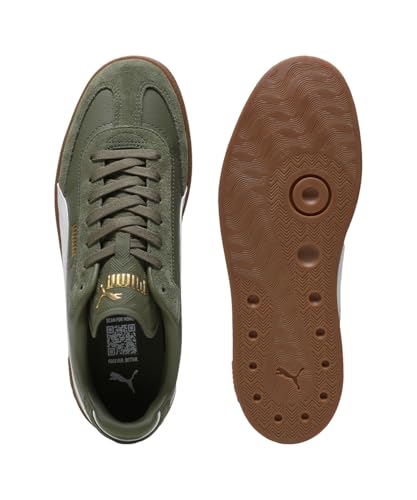 Puma Unisex Club II ERA Sneaker, Loden Green White, 39 EU, Loden Green Puma White, 39 EU