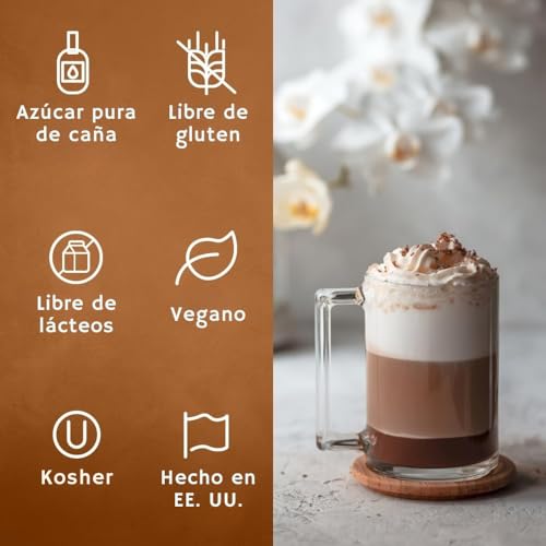 Image of Syruvia Coffee Syrup, Vanilla Flavored Syrup for Drinks, Lattes, and Desserts - 25.4 fl oz - with Pump