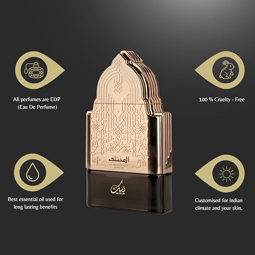 Image of Nusuk Al Mukhtalif Signature Extrait De Parfum for Men | Long Lasting Luxury Perfume | Bold Sophisticated Masculine Fragrance | 100ml