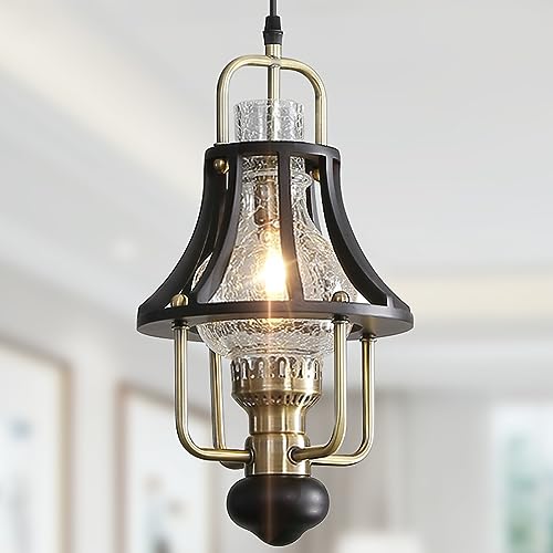 Farmhouse Chandelier Modern Hanging Light, Vintage Rustic Pendant Lights Fixture,