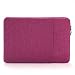 Produktbild H-basics Laptoptasche für Laptops bis 15" Zoll - in Fuchsia Pink - Notebook Schutzhülle wasserfest und gepolstert mit Reißverschluss und extra Seitentasche