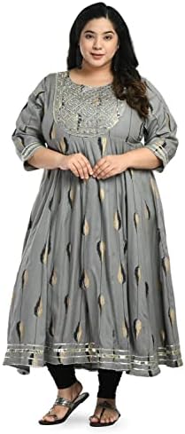 AnjuShree Choice Women Plus Size Anarkali Kurti