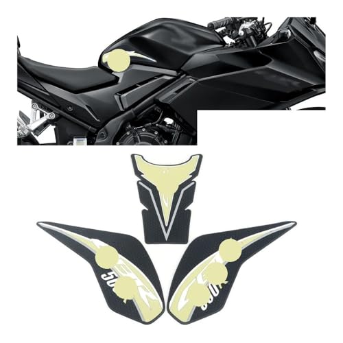 Protecteur moto CBR500R avec autocollants pour genouillères latérales de réservoir
