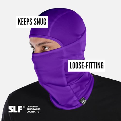 Image of SLEEFS Balaclava Face Mask Men & Women - Loose Fit, Breathable Ski Mask Shiesty for Football, Cycling - All Weather Use
