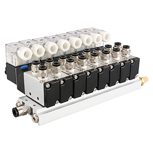 Heschen 5/2 Wege Magnetventil 4V210-08 - DC 24V, PT1/4 Anschluss Für Pneumatische Steuerungen