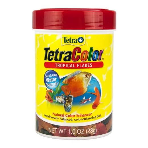 Tetra 77160 TetraColor Tropical Flakes, 1-Ounce, 185 ml