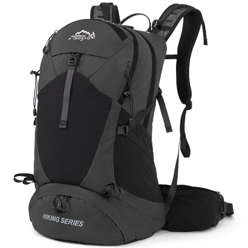 Mochila de senderismo impermeable IX INOXTO negra miniatura 1