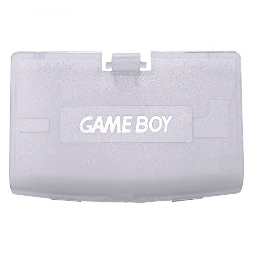 Plastic Battery Cover Door Part for Game Boy Advance GBA Clear Purple Color