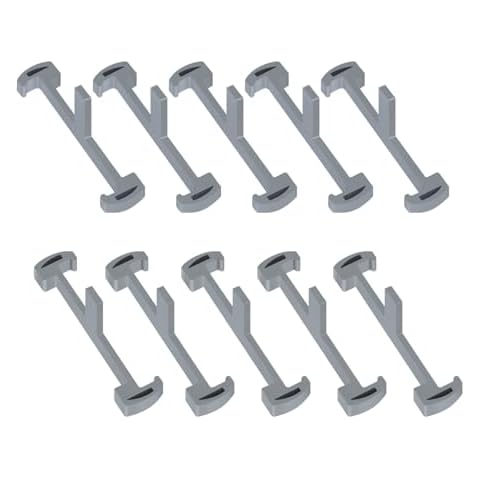 10pcs Plastic Linear Shower Drain Tile Tray Supporter, Shower Drain Clip for EXF Offset Linear Drain Cover