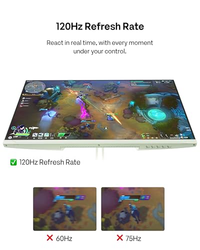 Image of Pixio Two PX246 Wave Mint Green 24 inch 120Hz Refresh Rate FHD 1080p Resolution IPS Panel 4ms GTG Response Time Gaming Monitor and PS1D Wave Mint Green Dual Monitor Arm