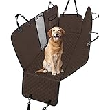 🐶 SICHTBARES FENSTER und LAGERTASCHE: Im Netzfenster können Sie und Ihr Haustier sich sehen, wodurch sich der Hund sicher fühlt. In der Aufbewahrungstasche können Sie Spielzeug für Haustiere, Tiernahrung usw. aufbewahren, um das Auto sauber zu halten.
