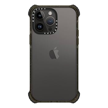 ☆iPhone 14 Pro Max ケース CASETiFY ブラック透明 CASETiFY Ultra Impact Protective Case for iPhone 14 Pro Max