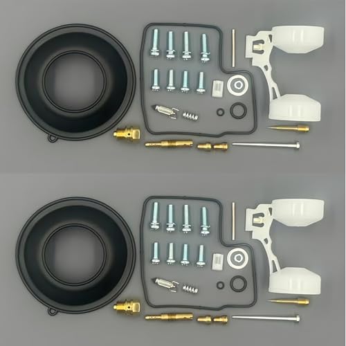 2Pack Carburetor Rebuild Kit for Honda Shadow ACE 750 VT750C 1998-2003 Carb Repair Main Jet 105110 Pilot Jet 40