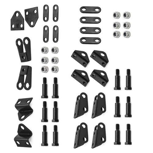 ZEPFJHE Leaf Spring Lifting Lug Set Hanger Mounts For Scale Truck Chassis Alloy 30 Second Installation Resistant Truck Model Parts