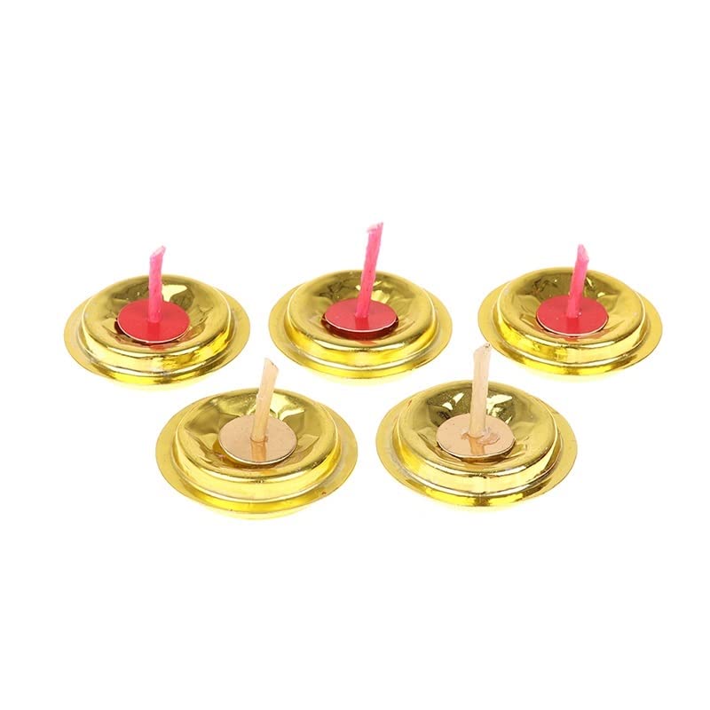 120 piezas de pabilos para velas rojo miniatura 2