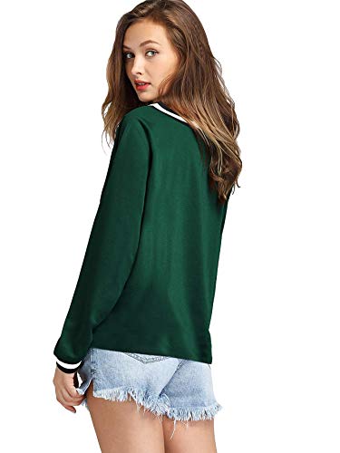 Image of Fabricorn Stylish Plain Green Long Sleeve Cotton Tshirt for Women (Green)