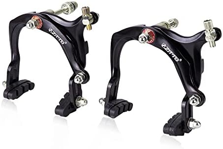 Mimoke 2 Pairs of C-Brake Caliper Brake Arm Bicycle Rim Brake Sets Front and Rear V-Brake with 70mm Pads Long Arm 110mm Aluminum Alloy (Style B)