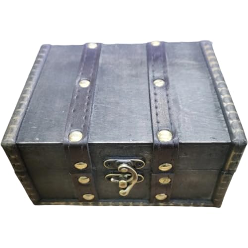 Rangement coffre en bois pirate pour ne plus perdre bijoux - 6