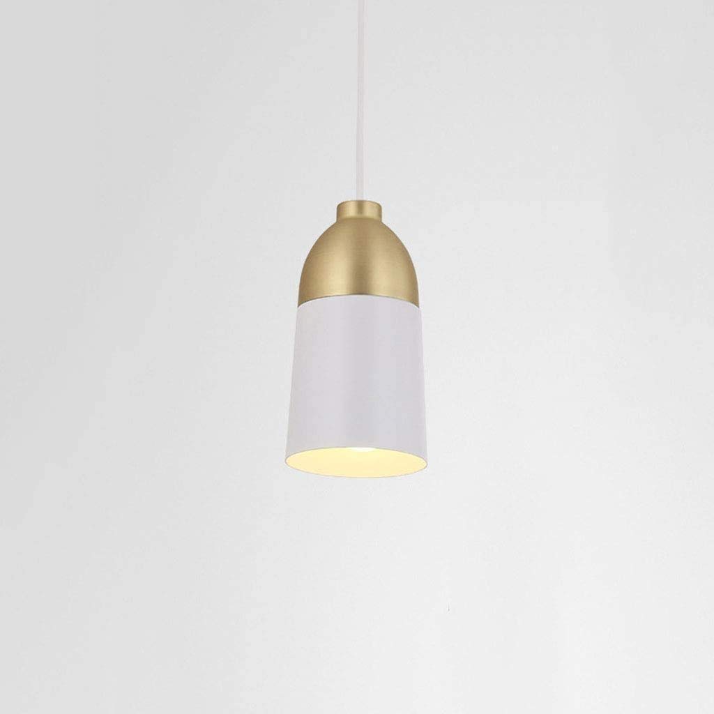Lustre de chambre E27 avec applique murale suspendue en métal