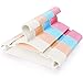 Lot de 48 Cintres pour Bébé Antidérapant,Durables Cintres en Plastique,Vêtements Enfants Bébés de Stockage Cintres en Multi Couleur pour Pantalon Manteau Jupe,27,5cm,Bleu/Blanc/Rose/Champagne