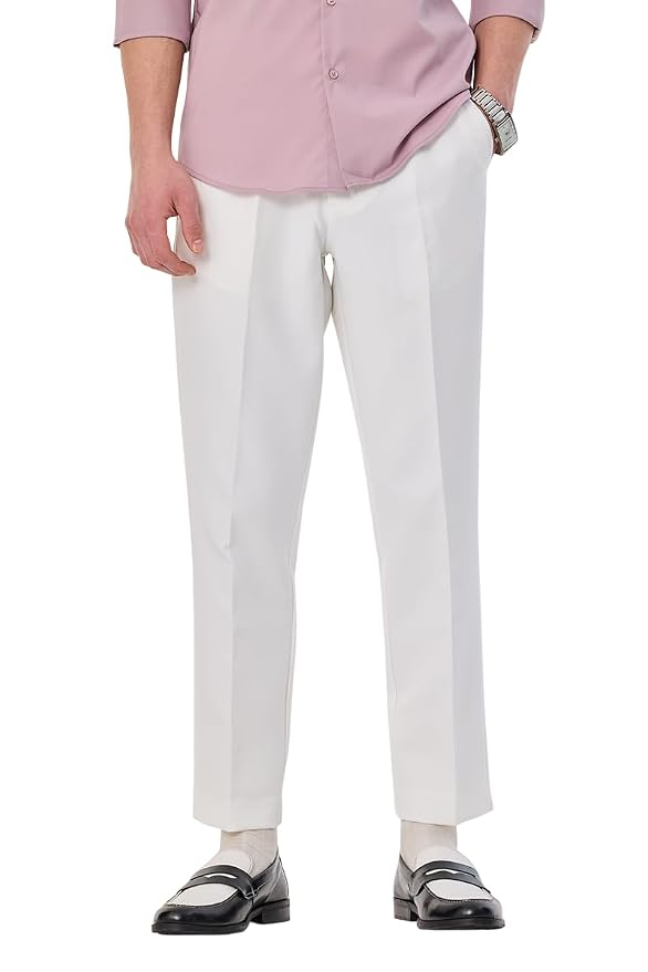 White Tailored Trousers