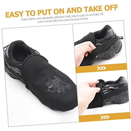 Cubrebotas de Ciclismo Toyvian Invierno Negro miniatura 2