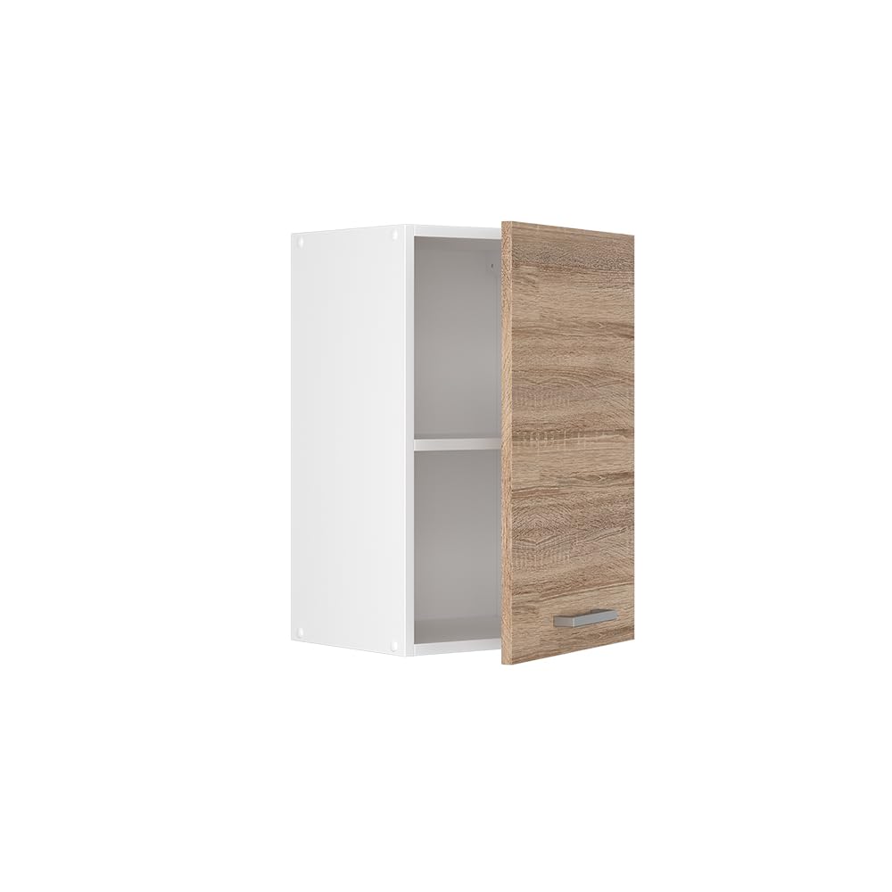 Vicco Pensile da cucina R-Line, Sonoma, 40 cm, per la libera combinazione all'interno di sistemi cucina modulari