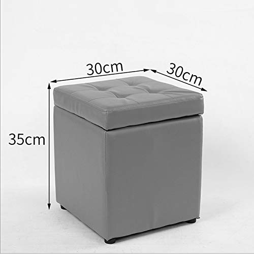 Petit tabouret de rangement compact pour optimiser les petits espaces - 2