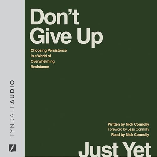 Diseño de la portada del título Don't Give Up Just Yet