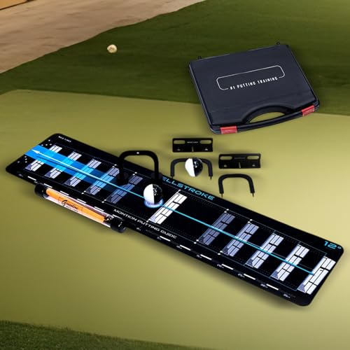 Kit d'Entraînement au Putting compact avec boîte de rangement pour voyage