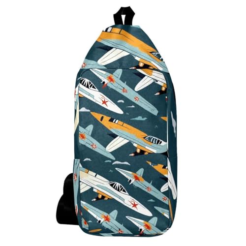 Fighters Sac à dos à bandoulière multicolore homme femme sling bag compact