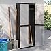 Outdoor Storage Cabinet Gray and Black 25.6